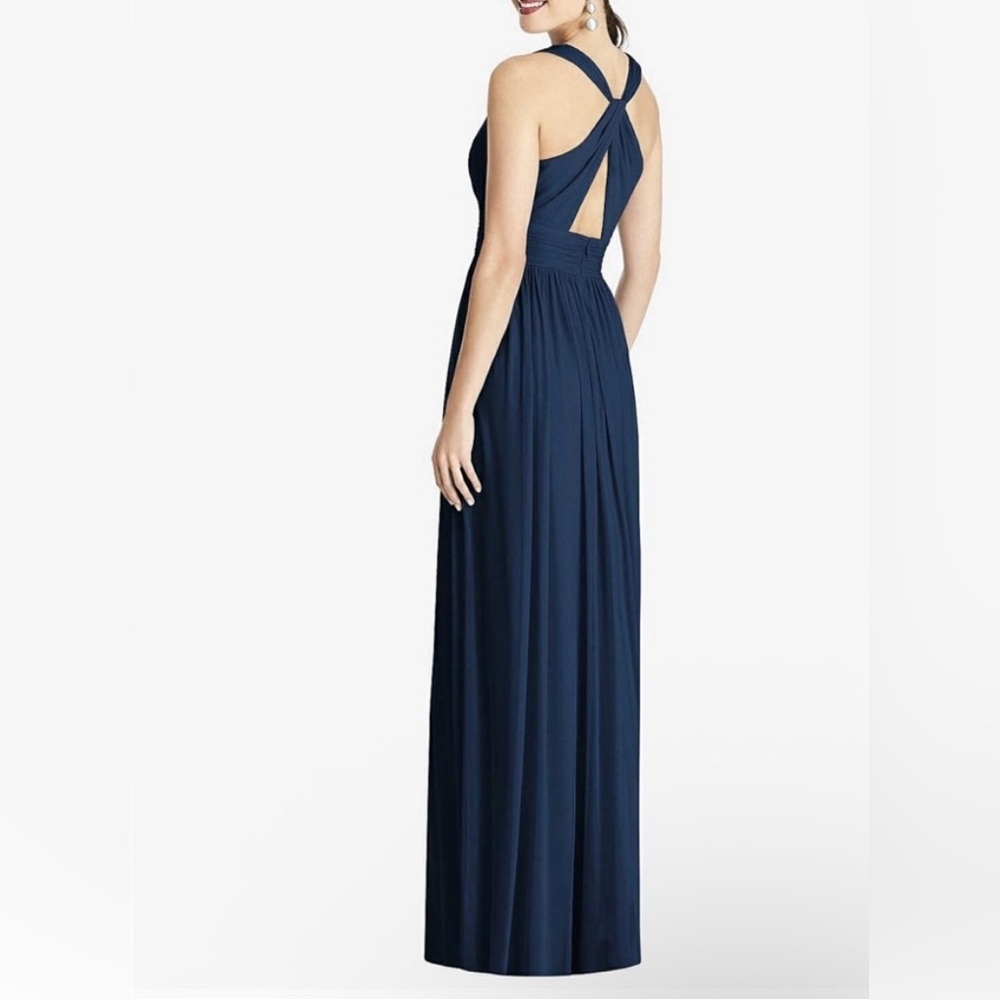 Alfred Sung | Wrap Twist Maxi Dress. Bridal. Formal. Ruched waist. Size 18L. NWT - Picture 8 of 8